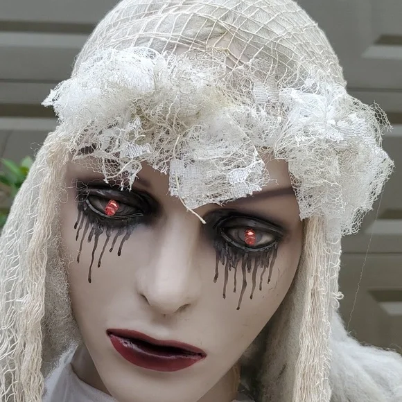 50" Lighted Halloween Scary Bride - Picture 11 of 11